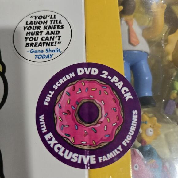 2007 Simpsons Movie Collectors DVD 2 Pack Set Exclusive Figures New Sealed Rare - Picture 4 of 5